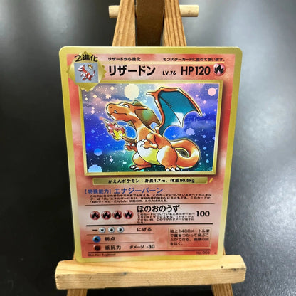 1pcs/set Pokemon PTCG Diy 1997 Charizard Pikachu Blastoise Self Control Collect Signature Trading Flash Card Anime Cartoon Gift - Pokeem0n