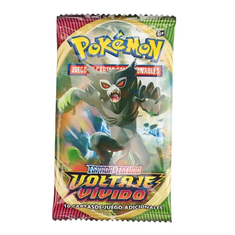 40/360Pcs Spanish Version Pokémon Card TCG: Sword shield Vivid Voltage Booster Box Pokemon Cards 36 Pack Box Gifts - Pokeem0n