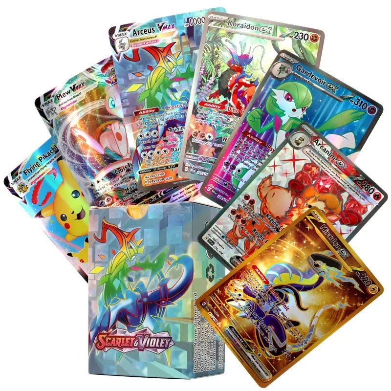 60/100Pcs Pokemon Cards New EX Obsidian Flames Titanium crystal Charizard Pokemon Cards English Version - Pokeem0n