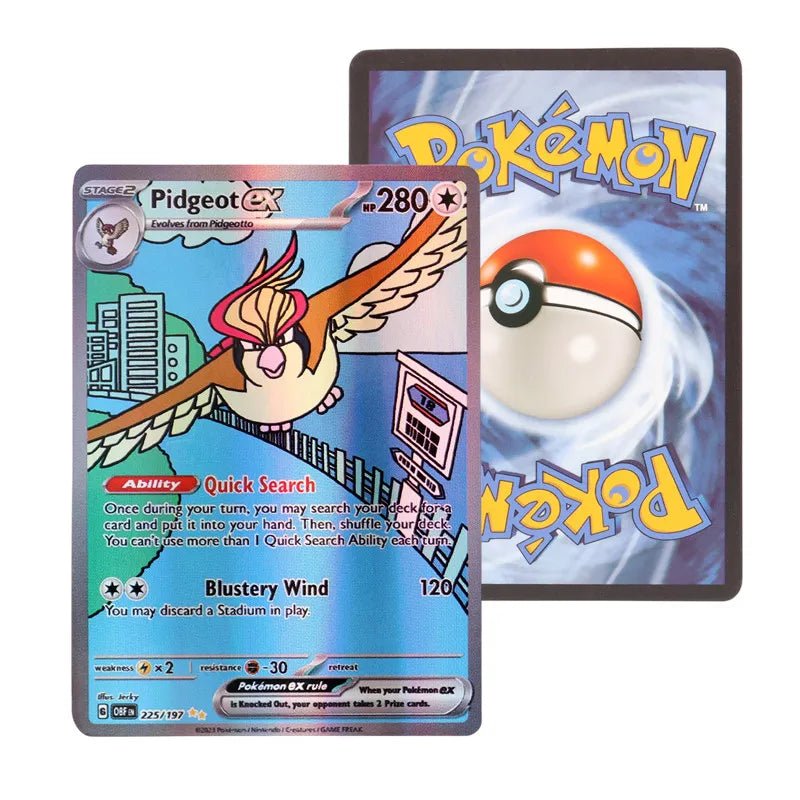 60/100Pcs Pokemon Cards New EX Obsidian Flames Titanium crystal Charizard Pokemon Cards English Version - Pokeem0n