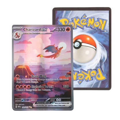 60/100Pcs Pokemon Cards New EX Obsidian Flames Titanium crystal Charizard Pokemon Cards English Version - Pokeem0n