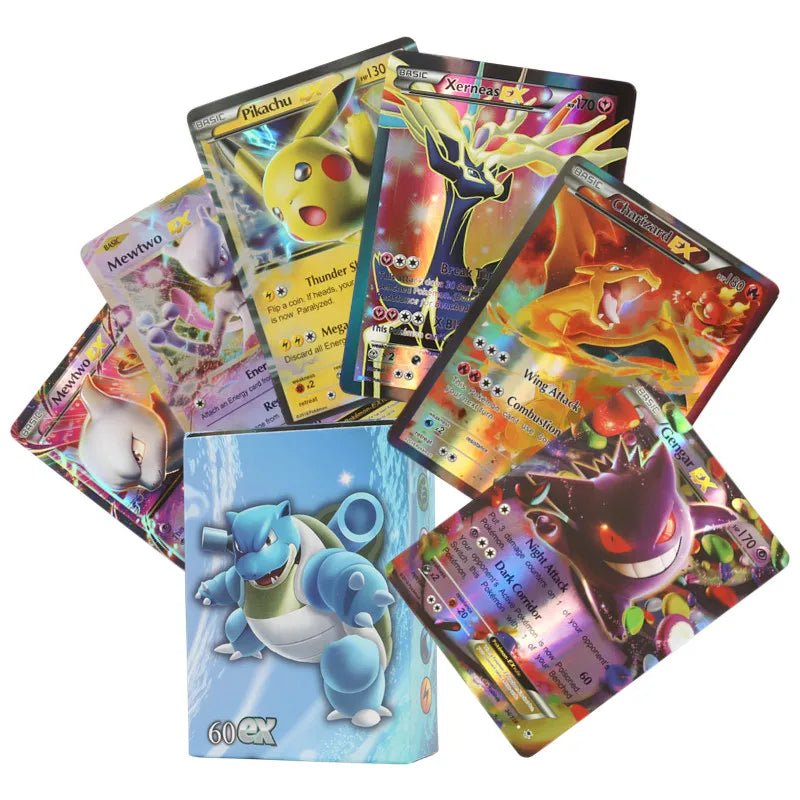 60/100Pcs Pokemon Cards New EX Obsidian Flames Titanium crystal Charizard Pokemon Cards English Version - Pokeem0n