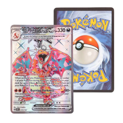 60/100Pcs Pokemon Cards New EX Obsidian Flames Titanium crystal Charizard Pokemon Cards English Version - Pokeem0n