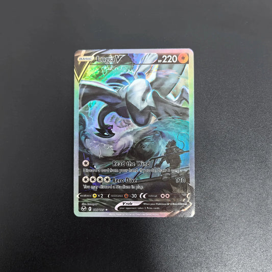 7PCS PTCG Pokemon English SR Rayquaza Giratina Lugia Charizard V Toys Hobbies Hobby Collectibles Game Collection Anime Card Gift - Pokeem0n