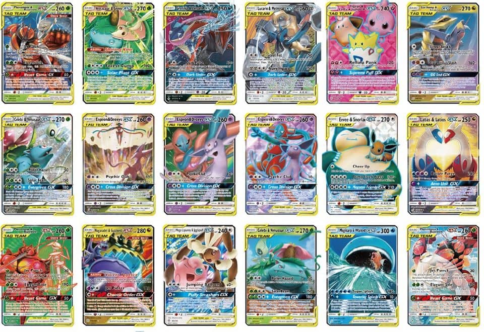 Premium Pokémon Tag Team GX card collection