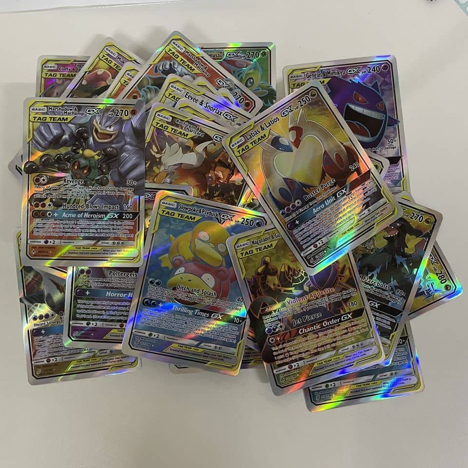 Holographic Pokémon GX Tag Team cards collection