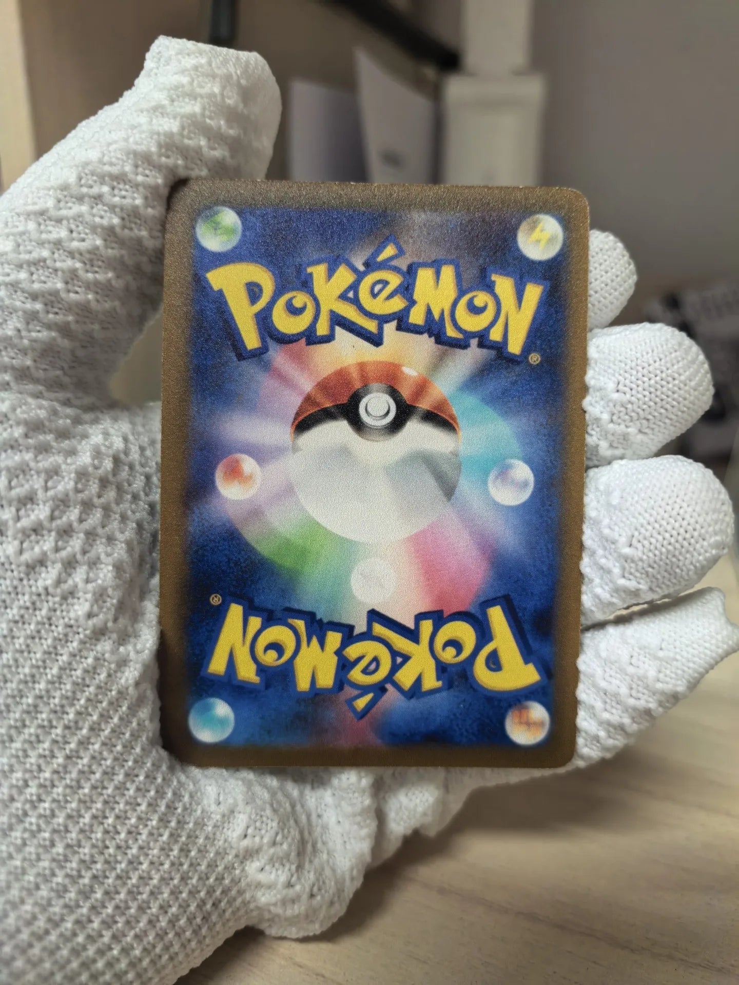 Diy 1pcs/set Pokemon PTCG Mega Gardevoir Ex Sar Self Control Collect Signature Trading Flash Card Anime Cartoon Gift - Pokeem0n