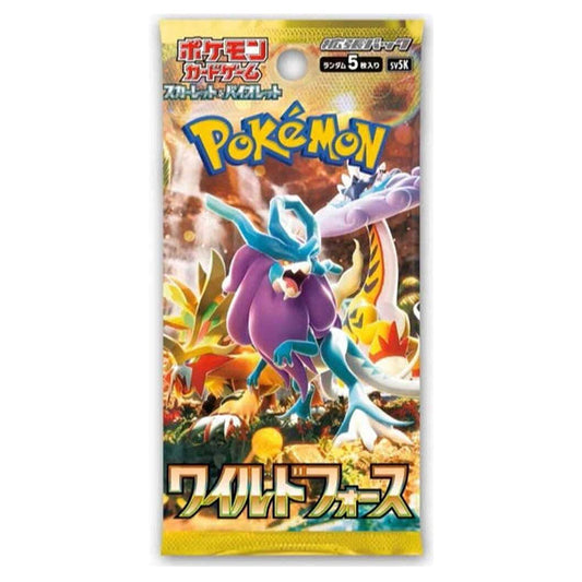 Pokemon Wild Force Booster Pack - Japanese