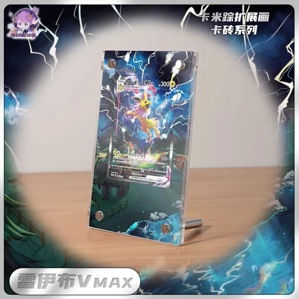 New Pokemon Display Stand Mew Magikarp Akari Cynthia Miriam EX Acrylic Card Brick Photo Frame PTCG Gift Toy Not Include Cards - Pokeem0n