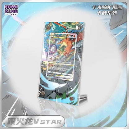 New Pokemon Display Stand Mew Magikarp Akari Cynthia Miriam EX Acrylic Card Brick Photo Frame PTCG Gift Toy Not Include Cards - Pokeem0n