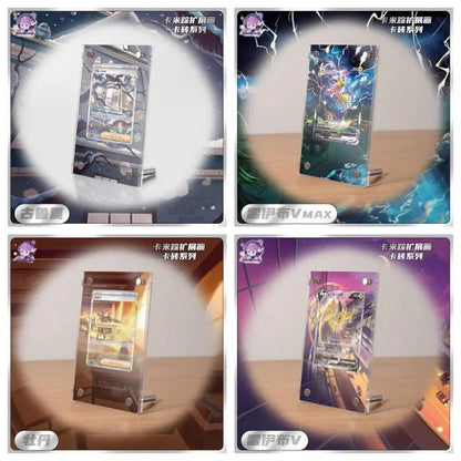 New Pokemon Display Stand Mew Magikarp Akari Cynthia Miriam EX Acrylic Card Brick Photo Frame PTCG Gift Toy Not Include Cards - Pokeem0n