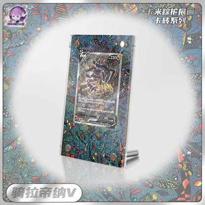 New Pokemon Display Stand Mew Magikarp Akari Cynthia Miriam EX Acrylic Card Brick Photo Frame PTCG Gift Toy Not Include Cards - Pokeem0n