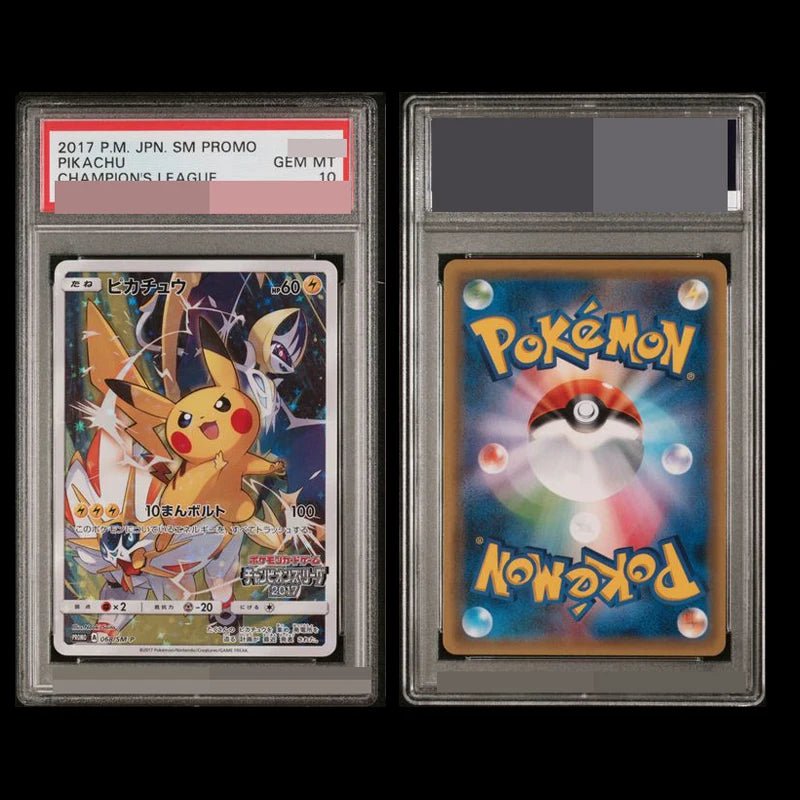 PKM Pikac Series Set PTCG HOLO Foil Cards ILLUSTRATOR Replica P - S - A 10 Toys Hobbie Hobby Collectibles Game Collection Anime Card - Pokeem0n