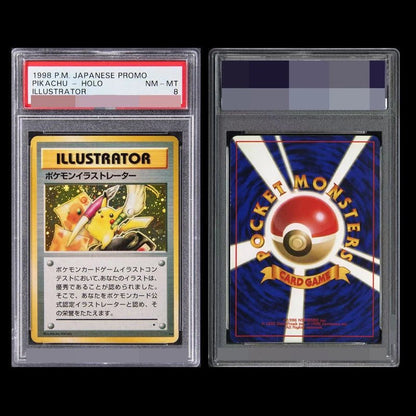 PKM Pikac Series Set PTCG HOLO Foil Cards ILLUSTRATOR Replica P - S - A 10 Toys Hobbie Hobby Collectibles Game Collection Anime Card - Pokeem0n