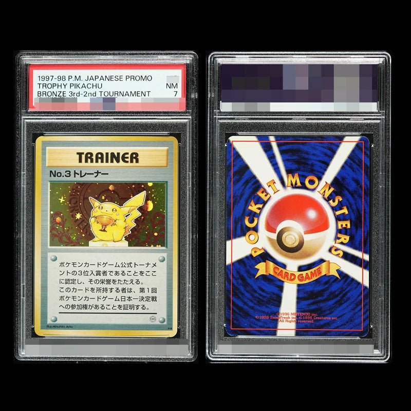 PKM Pikac Series Set PTCG HOLO Foil Cards ILLUSTRATOR Replica P - S - A 10 Toys Hobbie Hobby Collectibles Game Collection Anime Card - Pokeem0n