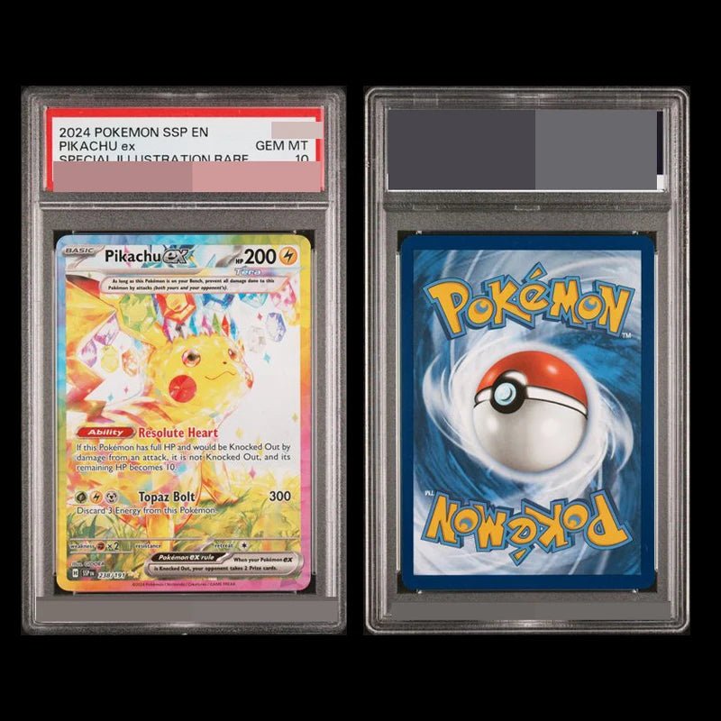 PKM Pikac Series Set PTCG HOLO Foil Cards ILLUSTRATOR Replica P - S - A 10 Toys Hobbie Hobby Collectibles Game Collection Anime Card - Pokeem0n