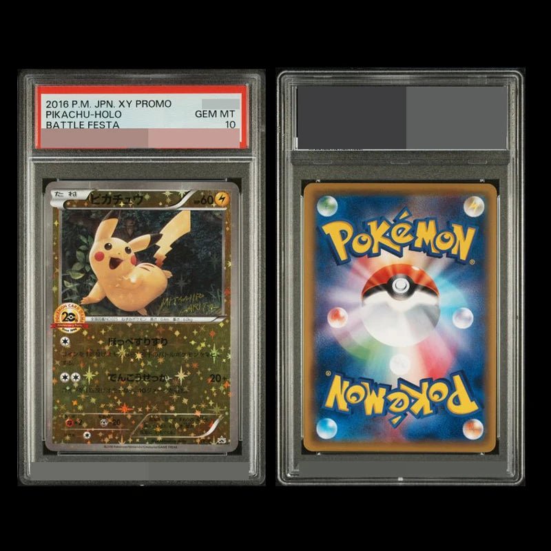 PKM Pikac Series Set PTCG HOLO Foil Cards ILLUSTRATOR Replica P - S - A 10 Toys Hobbie Hobby Collectibles Game Collection Anime Card - Pokeem0n