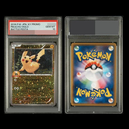 PKM Pikac Series Set PTCG HOLO Foil Cards ILLUSTRATOR Replica P - S - A 10 Toys Hobbie Hobby Collectibles Game Collection Anime Card - Pokeem0n