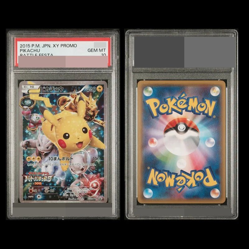 PKM Pikac Series Set PTCG HOLO Foil Cards ILLUSTRATOR Replica P - S - A 10 Toys Hobbie Hobby Collectibles Game Collection Anime Card - Pokeem0n