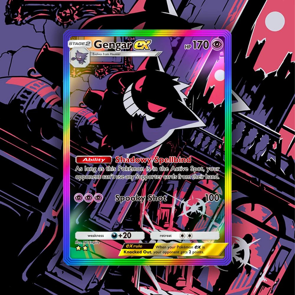 Pocket Solgaleo EX Lunala EX Self - Made Card Etched DIY Textures Singles Pockemontcg Anime Collection Game Cards - Pokeem0n