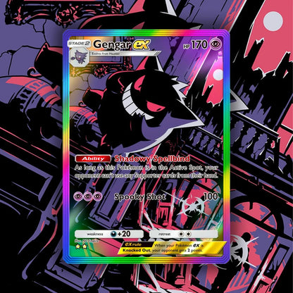 Pocket Solgaleo EX Lunala EX Self - Made Card Etched DIY Textures Singles Pockemontcg Anime Collection Game Cards - Pokeem0n