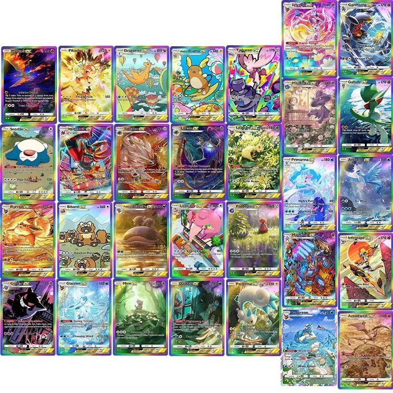 Pocket Solgaleo EX Lunala EX Self - Made Card Etched DIY Textures Singles Pockemontcg Anime Collection Game Cards - Pokeem0n