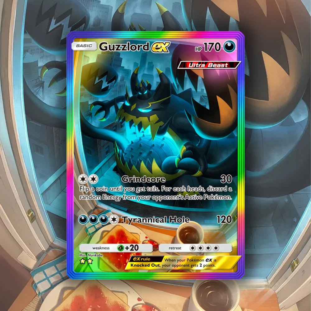 Pocket Solgaleo EX Lunala EX Self - Made Card Etched DIY Textures Singles Pockemontcg Anime Collection Game Cards - Pokeem0n