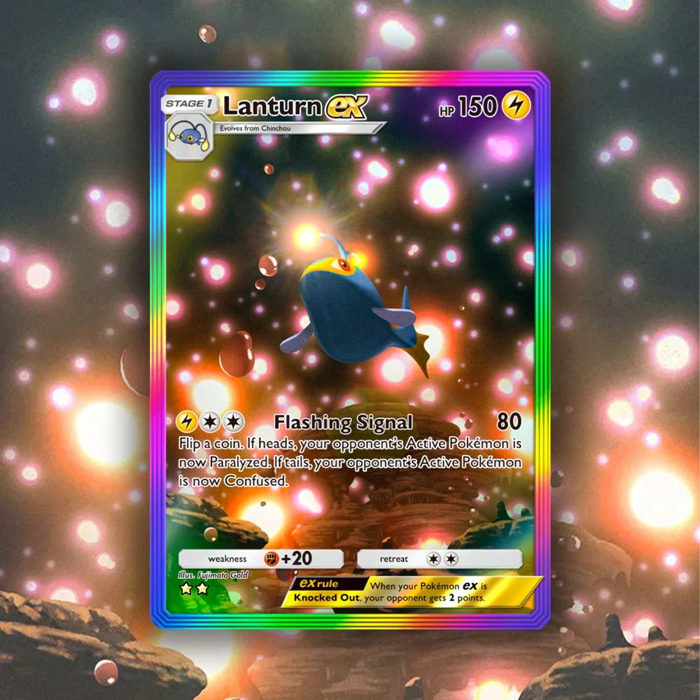 Pocket Solgaleo EX Lunala EX Self - Made Card Etched DIY Textures Singles Pockemontcg Anime Collection Game Cards - Pokeem0n