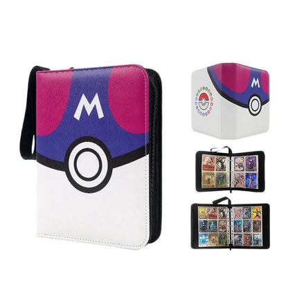 Pokemon Card Anime Photo Album Collect Album Loose Leaf Pu Zipper Game King Fans Pikachu Card Pack Toys Figure Card Storage Bag - Pokeem0n