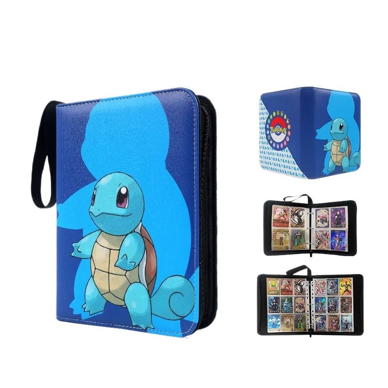 Pokemon Card Anime Photo Album Collect Album Loose Leaf Pu Zipper Game King Fans Pikachu Card Pack Toys Figure Card Storage Bag - Pokeem0n