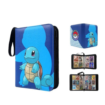 Pokemon Card Anime Photo Album Collect Album Loose Leaf Pu Zipper Game King Fans Pikachu Card Pack Toys Figure Card Storage Bag - Pokeem0n