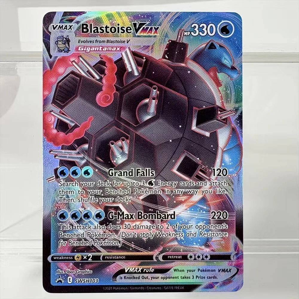 Pokemon Cards Holographic Charizard Ex GX Blastoise VMAX Deoxys VMAX Darkrai VSTAR Hobbies Rare Collection Battle Cards Toys - Pokeem0n
