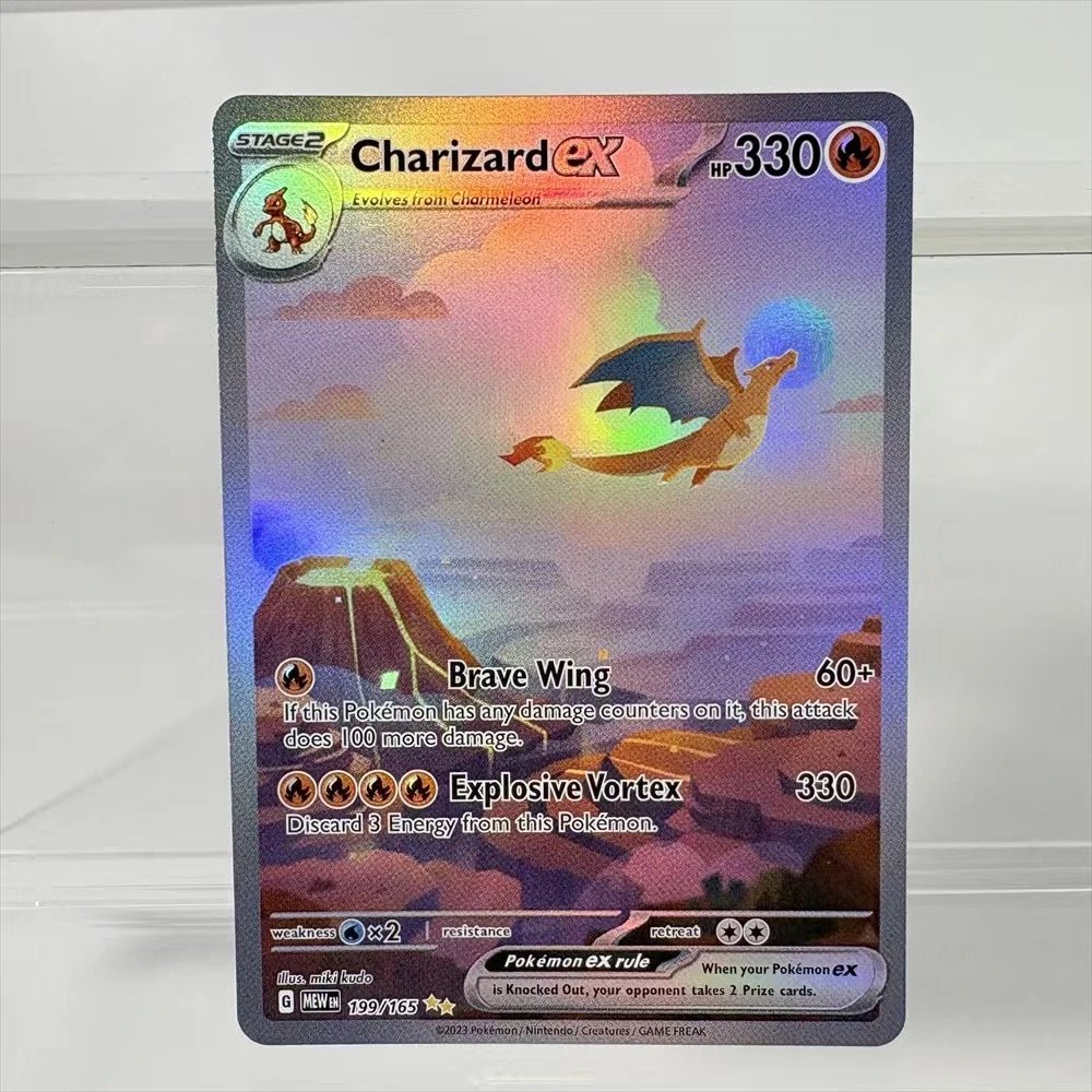 Pokemon Cards Holographic Charizard Ex GX Blastoise VMAX Deoxys VMAX Darkrai VSTAR Hobbies Rare Collection Battle Cards Toys - Pokeem0n