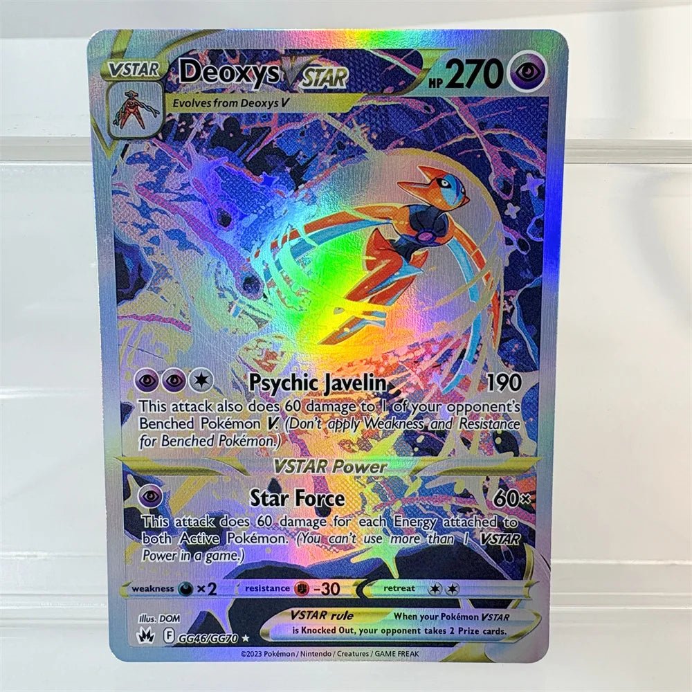 Pokemon Cards Holographic Charizard Ex GX Blastoise VMAX Deoxys VMAX Darkrai VSTAR Hobbies Rare Collection Battle Cards Toys - Pokeem0n
