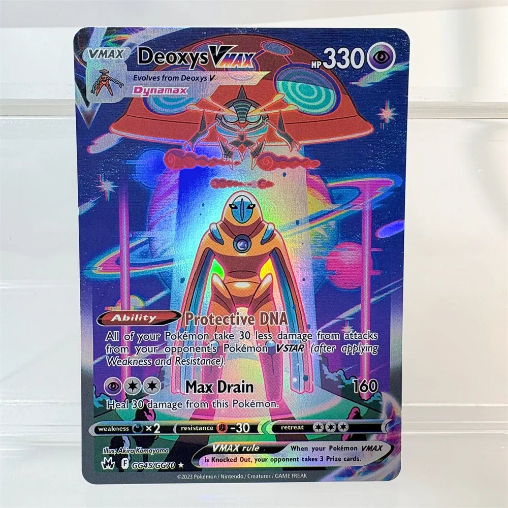 Pokemon Cards Holographic Charizard Ex GX Blastoise VMAX Deoxys VMAX Darkrai VSTAR Hobbies Rare Collection Battle Cards Toys - Pokeem0n