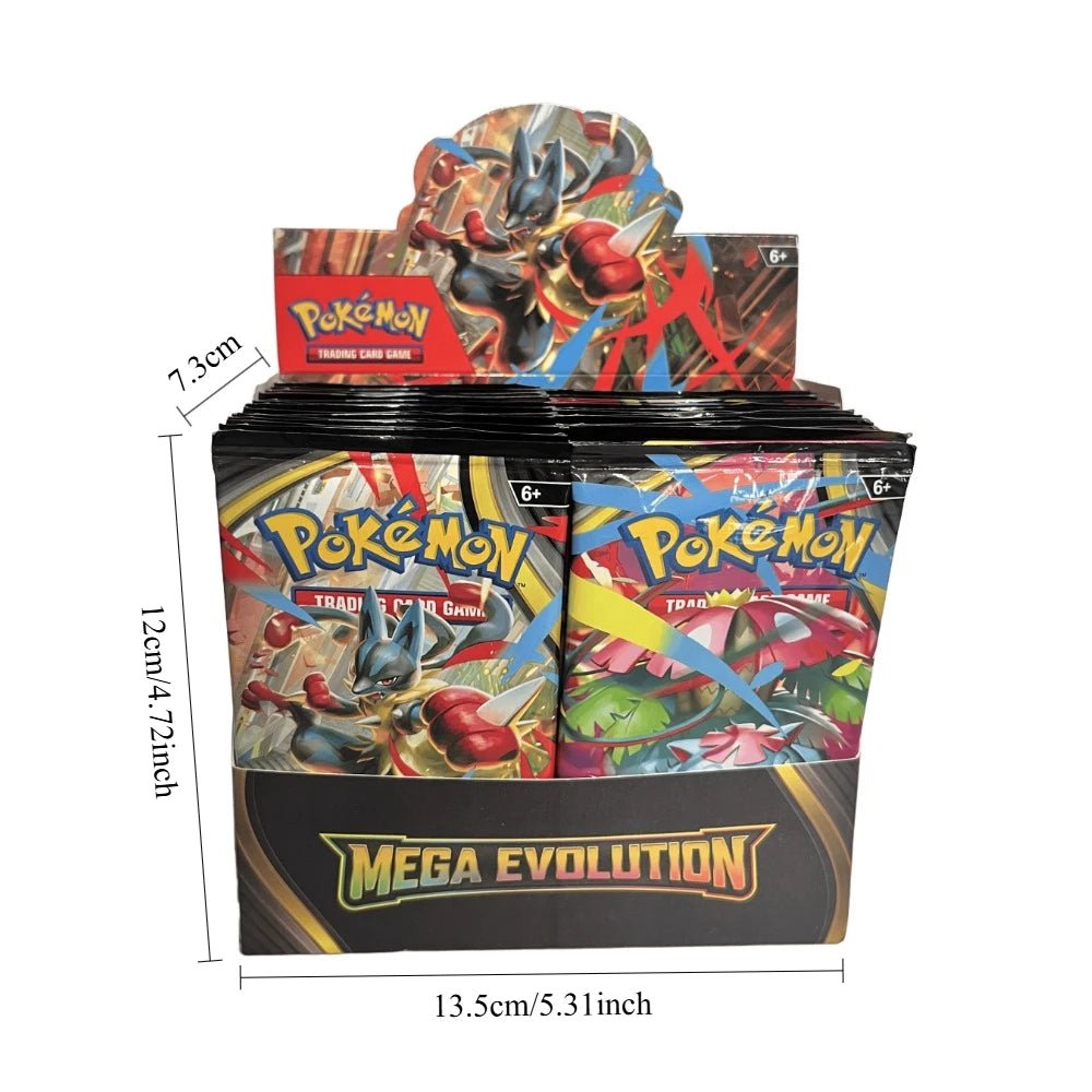 Pokemon Cards Trading PTCG Cartoon US Version MEGA Cards Booster Pack Phantasmal Flames English Charizard ETB Collection Gifts - Pokeem0n