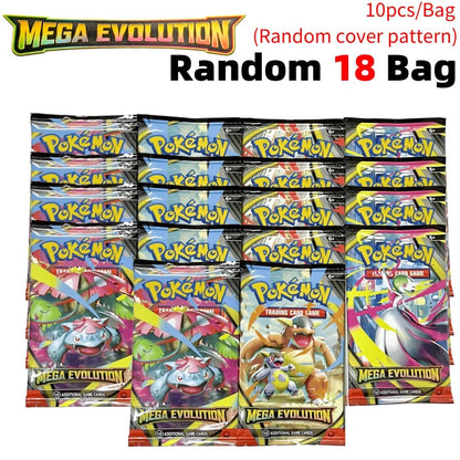 Pokemon Cards Trading PTCG Cartoon US Version MEGA Cards Booster Pack Phantasmal Flames English Charizard ETB Collection Gifts - Pokeem0n