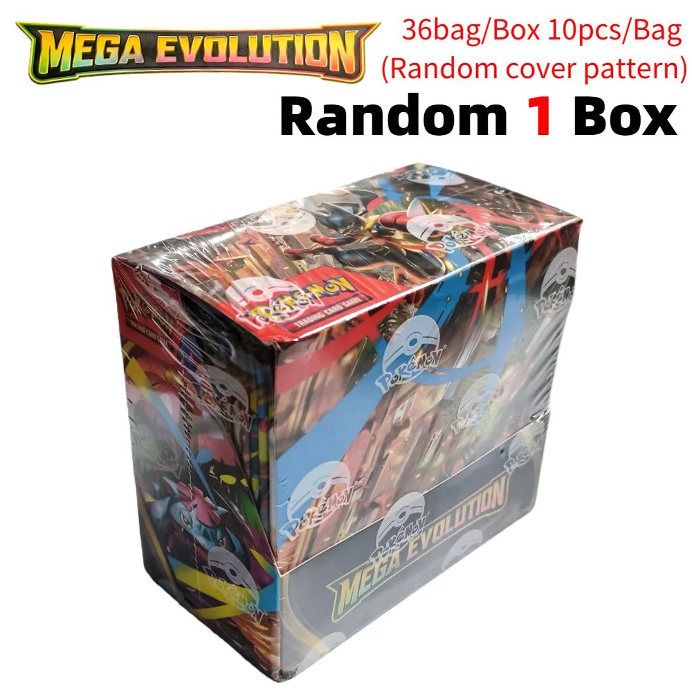 Pokemon Cards Trading PTCG Cartoon US Version MEGA Cards Booster Pack Phantasmal Flames English Charizard ETB Collection Gifts - Pokeem0n