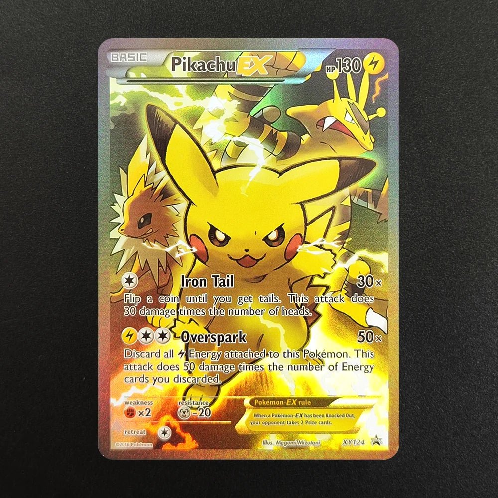 Pokemon TCG English Collection Cards Charizard Pikachu Gengar Mew Venusaur Lugia EX Self Made Classic Game Anime Cards Gift Toys - Pokeem0n