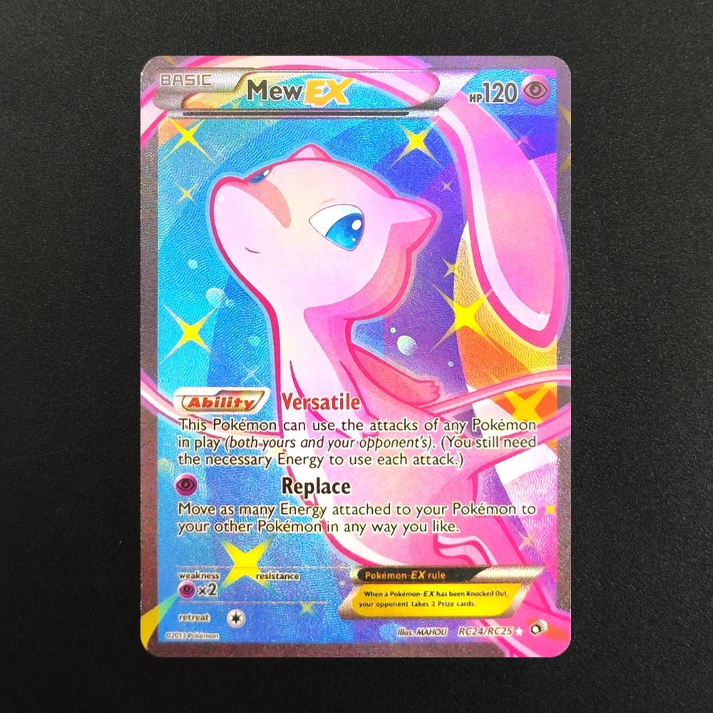 Pokemon TCG English Collection Cards Charizard Pikachu Gengar Mew Venusaur Lugia EX Self Made Classic Game Anime Cards Gift Toys - Pokeem0n