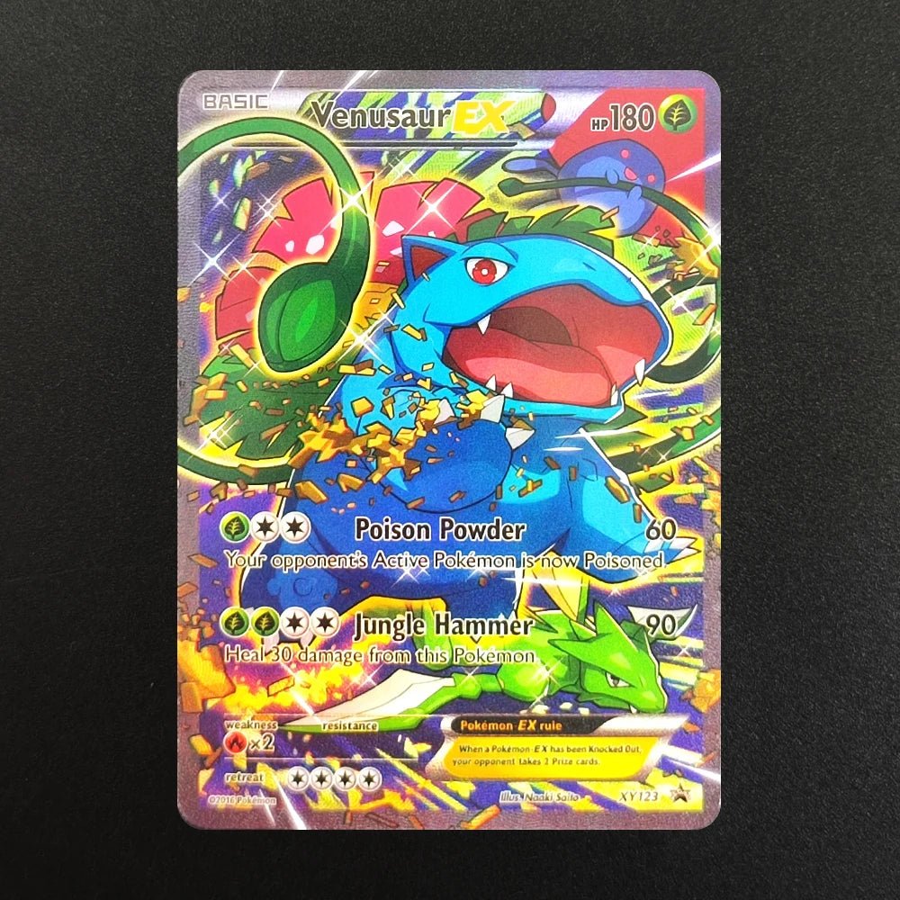 Pokemon TCG English Collection Cards Charizard Pikachu Gengar Mew Venusaur Lugia EX Self Made Classic Game Anime Cards Gift Toys - Pokeem0n