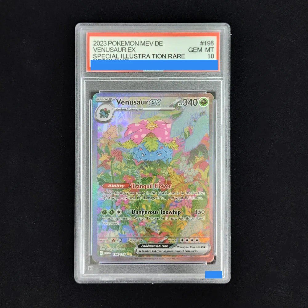 PTCG POKEMON MEW EN 151 199 200 198 CHARIZARD VENUSAUR BLASTOISE EX Authentication Grade GEM MT 10 Card Gift Collection Cards - Pokeem0n